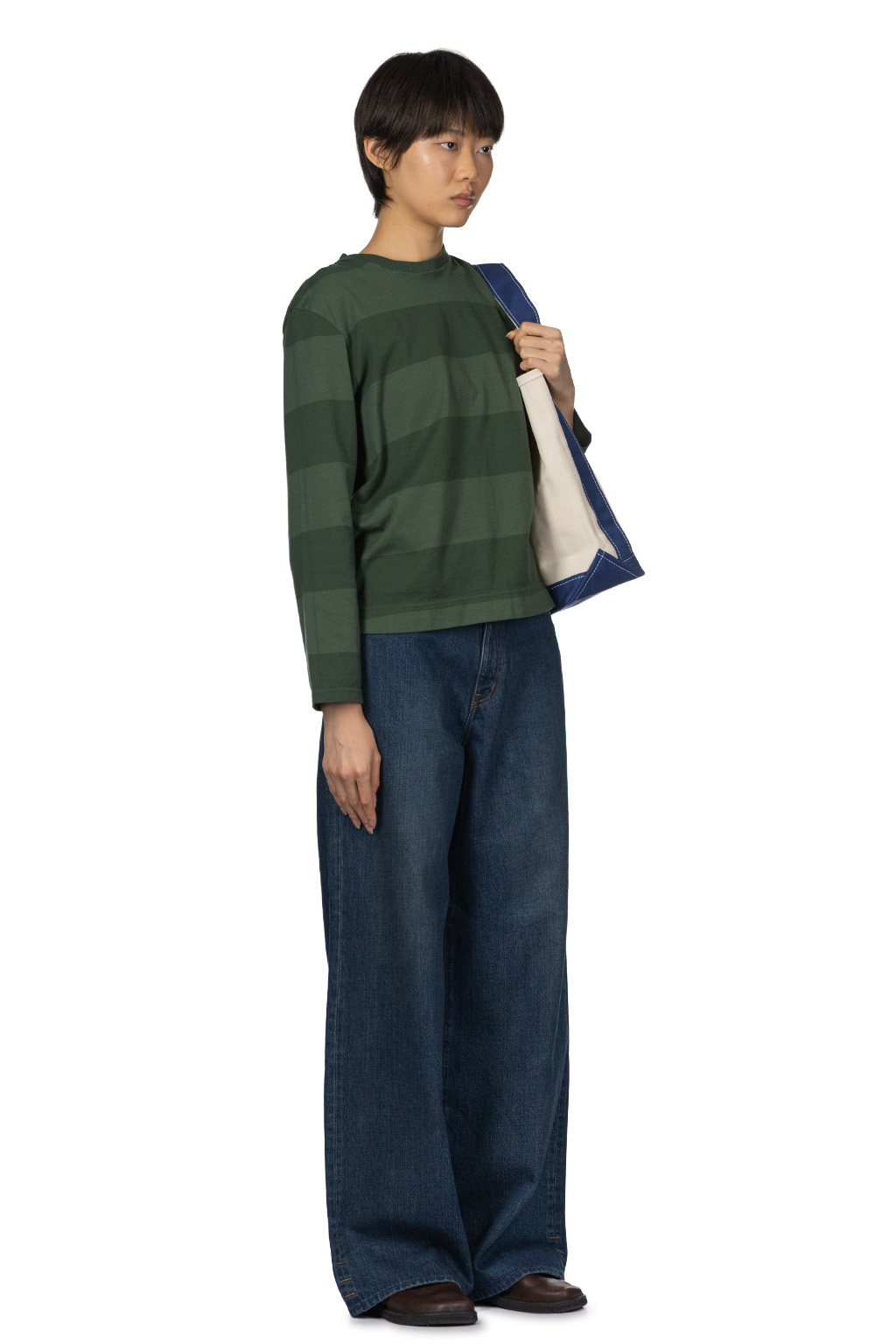 Tigre Brocante - Wide Stripe Long Sleeve T-Shirt